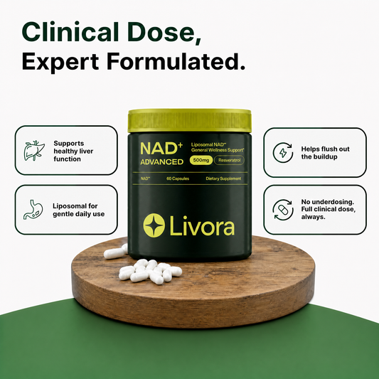 NAD+ (500mg) – Advanced Liver & Cellular Support