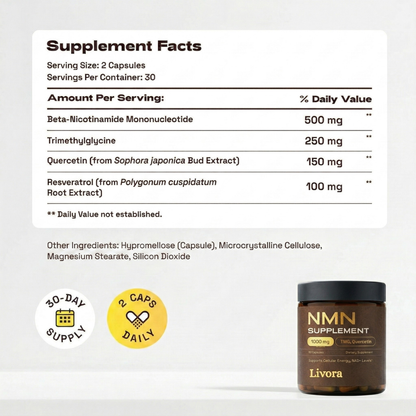 NMN (1000mg) - Restore NAD+ & Cellular Energy