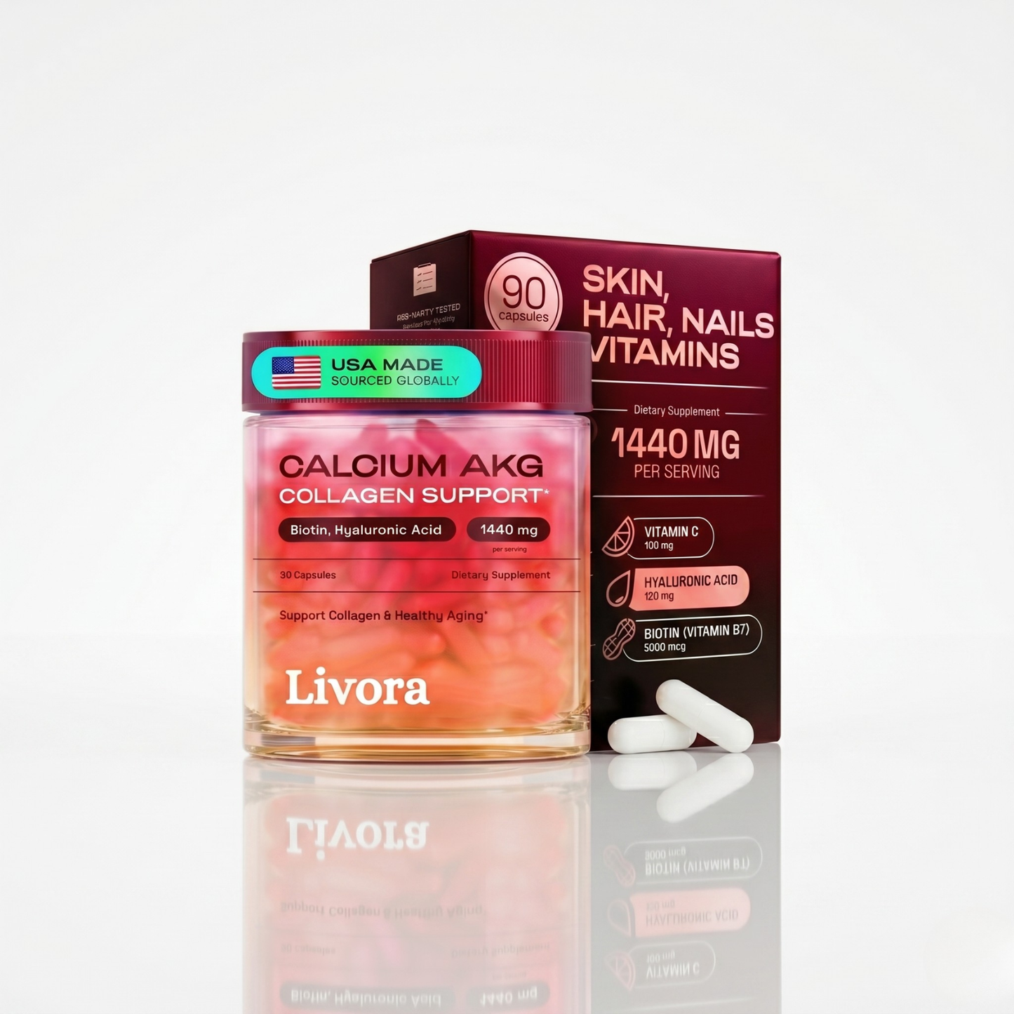 FREE Calcium AKG (Hair & Nail Support)