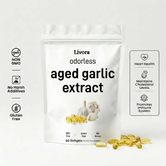 Aged Garlic Extract - 7500mg Odorless Softgels