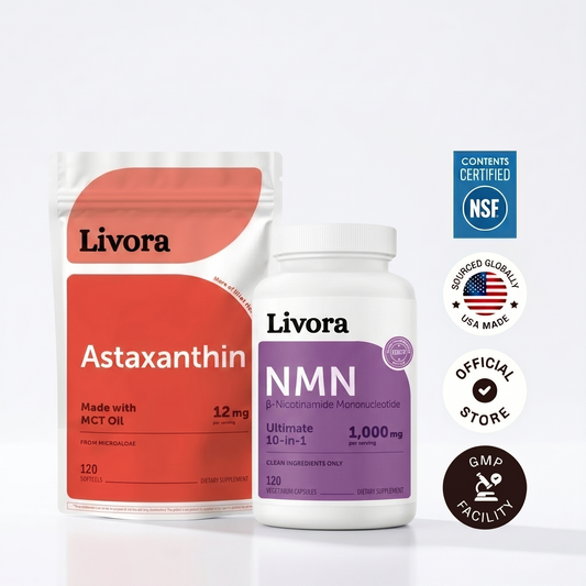 Anti-Aging Bundle : NMN Complex & Astaxanthin Softgels