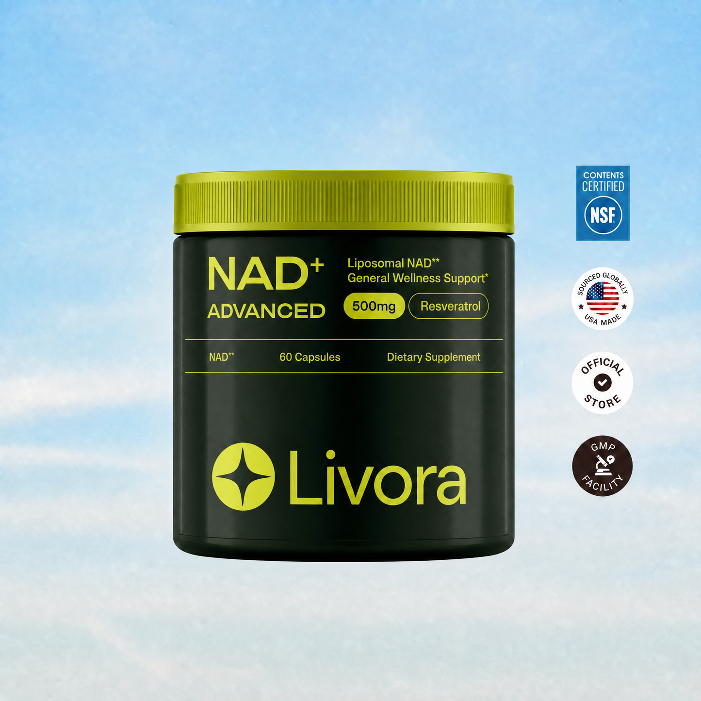 NAD+ (500mg) – Advanced Liver & Cellular Support