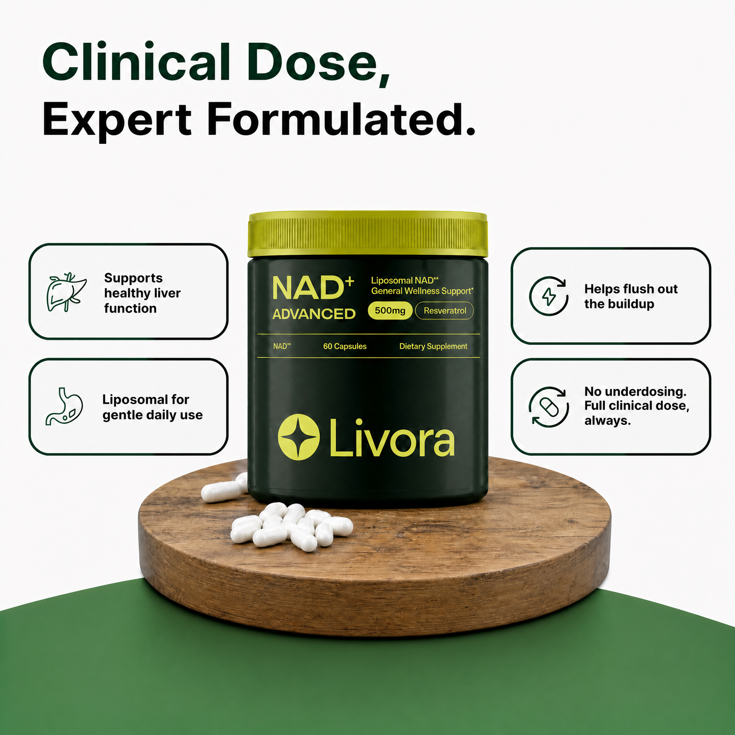 NAD+ (500mg) – Advanced Liver & Cellular Support